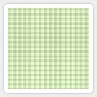 Corn Gingham by Suzy Hager    Corn Collection     Corn Silk & Green Shades Sticker